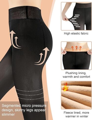 Fleece Lined Tights Women - Sheer Fleece Lined Tights for Women, Fleece Tights Fake Womens Tight Winter in Kuwait