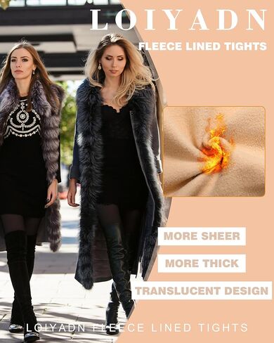 Fleece Lined Tights Women - Sheer Fleece Lined Tights for Women, Fleece Tights Fake Womens Tight Winter in Kuwait