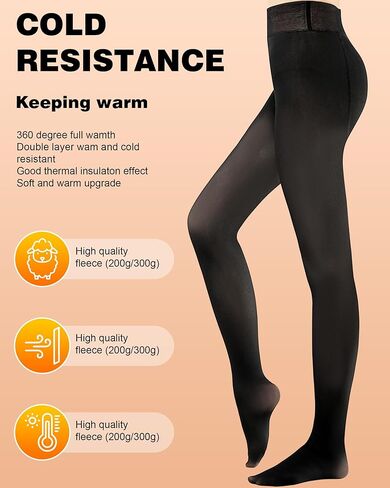 Fleece Lined Tights Women - Sheer Fleece Lined Tights for Women, Fleece Tights Fake Womens Tight Winter in Kuwait