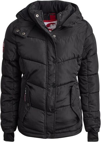 معطف الشتاء للفتيات من CANADA WEATHER GEAR - معطف سترة منتفخ ثقيل الوزن مبطن - سترة شتوية دافئة للفتيات (7-16) in Kuwait