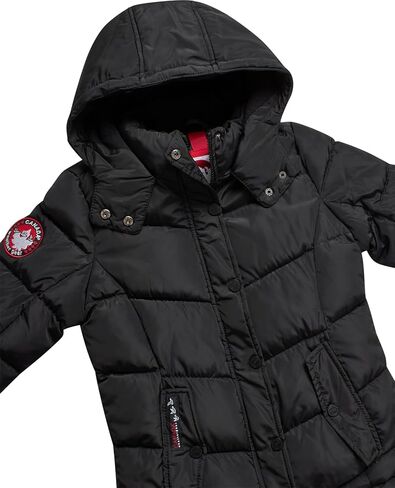 معطف الشتاء للفتيات من CANADA WEATHER GEAR - معطف سترة منتفخ ثقيل الوزن مبطن - سترة شتوية دافئة للفتيات (7-16) in Kuwait