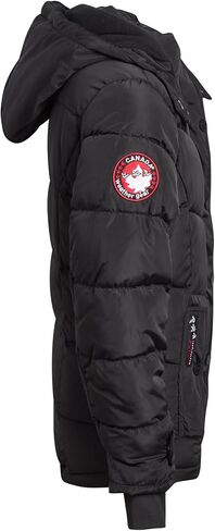 معطف الشتاء للفتيات من CANADA WEATHER GEAR - معطف سترة منتفخ ثقيل الوزن مبطن - سترة شتوية دافئة للفتيات (7-16) in Kuwait