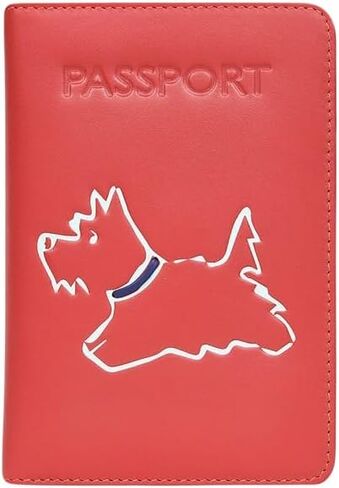 RADLEY London Walkies Passport Cover (Red), Oat Milk in Saudi Arabia