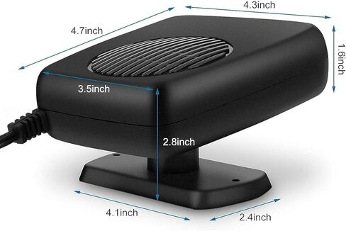 سخان السيارة، 150 واط 12 فولت سخان السيارة المحمول ومزيل الصقيع، سخان السيارة الذي يتم توصيله بولاعة السجائر، سخان السيارة لفصل الشتاء، سخان لتوصيل السيارة في ولاعة السجائر in Kuwait