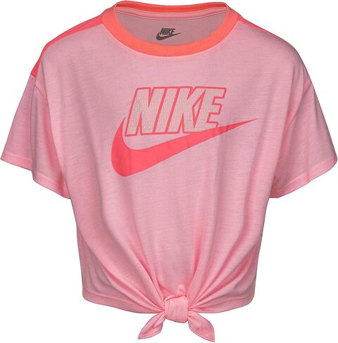 Nike Girl's Boxy Tie Front Top (Little Kids) in Saudi Arabia