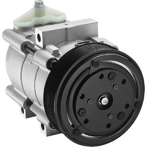 A/C Compressor with 618152 Compatible with Ford & Lincoln, F-150 F-250 F350, Excursion, F-250 Super Duty, F-53 Motorhome Chassis, Lobo, Mark LT, Blackwood