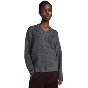FRAME Women's Chunky V Neck Sweater