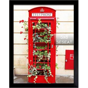 SESEAT 12x18 Picture Frame Black, Display Pictures 11x17 with Mat or 12x18 without Mat, Photo Frames Wall Gallery, 1 Pack