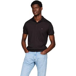 Tommy Hilfiger Men's Short Sleeve Casual Polo Shirts in Regular Fit with Liquid Cotton