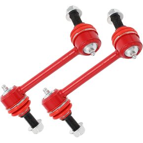 X AUTOHAUX 2 قطعة وصلات قضيب التأرجح الخلفية طقم وصلة تثبيت لسيارة شيفروليه تريل بليزر 2002-2009 لسيارة شيفروليه تريل بليزر EXT 02-06 طقم التعليق رقم K6667/K6668