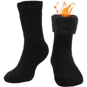 BomKinta Women Thermal Socks - Thick Boot Sock Warm Winter Crew Socks - Cozy Soft Christmas Socks Size 5-10