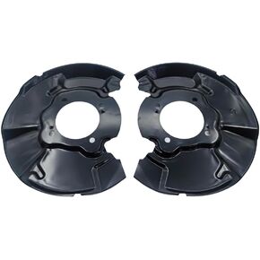 4778235160 Pair Front Disc Brake Dust Shield Set for 2003-2009 Toyota 4Runner for 2007-2014 Toyota FJ Cruiser Black