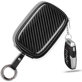 Car Key Signal Blocking Pouch Anti-Theft Accessory for RFID Blocking Bag Faraday Key Fob Protector Car Key Pouch Anti-Theft Car Security Cage,Real Carbon Fiber