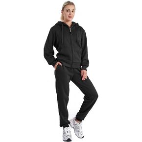 Track Suits for Women Set Sherpa lined Casual 2 Piece Outfits Sweatsuit