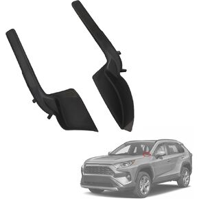 2Pcs Windshield Wiper Cowl Cover Trim 53866-0R070 53867-0R070 Compatible with Toyota RAV4 2019.11-2022 Left and Right Side Wiper Cowl Trim Panel