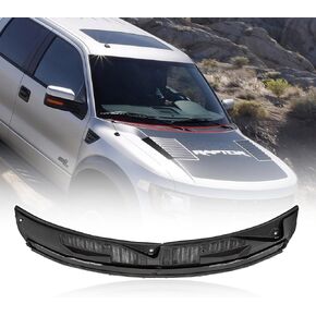 Windshield Wiper Cowl Panel Grille Compatible with Ford F250 F350 F550 Super Duty 2017-2022 Front Window Cover Insert Panel OE Number #HC3Z-25022A68-AA、HC3Z-25022A69-AA