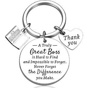 igvean White Elephant Gifts Funny Boss Birthday Keychains Gifts for Male Female Appreciation Leader Retirement Leaving Away Bulk Office Boss's Day Gift for Women Men Thank You Presents for Colleagues