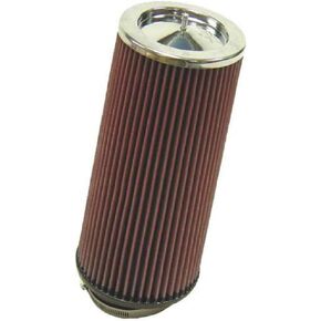 K&N Universal Clamp-On Air Filter: High Performance, Premium, Replacement Engine Filter: Flange Diameter: 3.5 In, Filter Height: 12.125 In, Flange Length: 1.75 In, Shape: Round Tapered, RF-1004