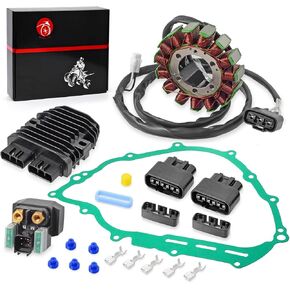Magneto Stator and Regulator Relay Gasket For YAMAHA Grizzly 700 YFM700 2007-2015 Grizzly 550 2009-2014 28P-81410-01-00