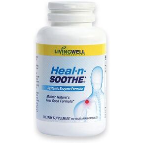 HEAL-N-SOOTHE Natural Joint Support Supplement - Proteolytic Enzymes for Maximum Joint Support and Back Support - 270 Count for Men and Women