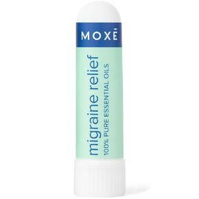 MOXE Migraine Relief Nasal Inhalers, Essential Oils for Headaches & Tension Relief, Portable Aromatherapy, Easy-to-Use, Pure & Undiluted, Peppermint, Spearmint, Eucalyptus, Tea Tree, USA Made, 3 Pack