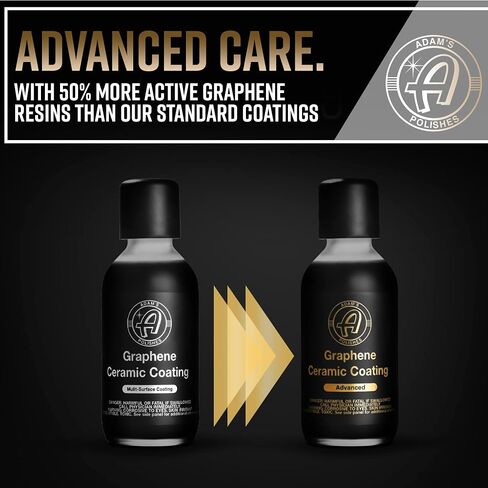 Adam's Polishes Advanced Graphene Ceramic Coating - 10H Graphene Coating for Auto Detailing, 9+ Years of Car Protection & Patented UV Technology in Saudi Arabia