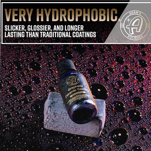 Adam's Polishes Advanced Graphene Ceramic Coating - 10H Graphene Coating for Auto Detailing, 9+ Years of Car Protection & Patented UV Technology in Saudi Arabia