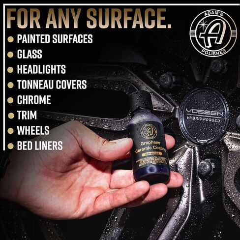 Adam's Polishes Advanced Graphene Ceramic Coating - 10H Graphene Coating for Auto Detailing, 9+ Years of Car Protection & Patented UV Technology in Saudi Arabia