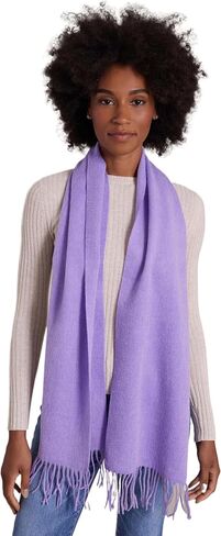 Cashmere Ultra-Fine Merino Wool and Cashmere Blend Woven Scarf -Luxe fabric-Lightweight- 72" x 12" in Kuwait