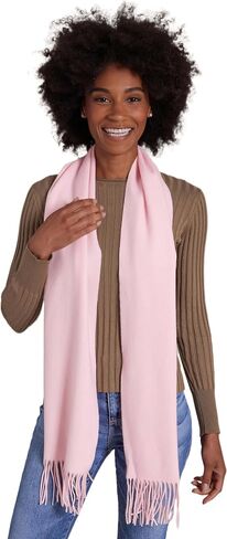 Cashmere Ultra-Fine Merino Wool and Cashmere Blend Woven Scarf -Luxe fabric-Lightweight- 72" x 12" in Kuwait