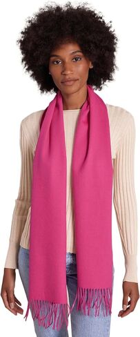 Cashmere Ultra-Fine Merino Wool and Cashmere Blend Woven Scarf -Luxe fabric-Lightweight- 72" x 12" in Kuwait