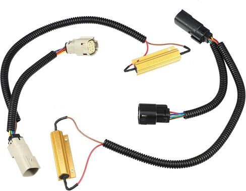 X AUTOHAUX 2 Pcs Tail Light Adapter for Chevrolet Silverado LTZ for GMC Sierra 2016 2018 LED Harness Wiring Connector in Saudi Arabia