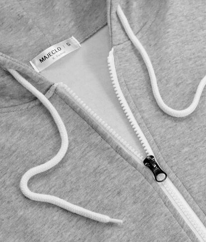 Oversized Women's Casual Full-Zip Hoodie Lightweight Long Sleeve Sweatshirt Casual Jacket with Pocket in Saudi Arabia