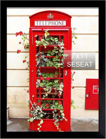 SESEAT 12x18 Picture Frame Black, Display Pictures 11x17 with Mat or 12x18 without Mat, Photo Frames Wall Gallery, 1 Pack in Kuwait