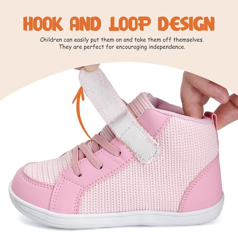 WateLves Toddler Little Kids Wide Barefoot Shoes Boys Girls Winter High Top Minimalist Sneakers Boots Walking Shoes for Indoor Outdoor | Naturally Splay | Flexible Fit in Kuwait