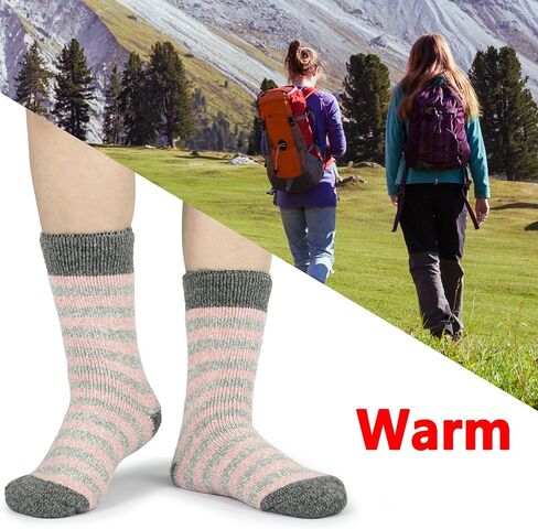 BomKinta Women Thermal Socks - Thick Boot Sock Warm Winter Crew Socks - Cozy Soft Christmas Socks Size 5-10 in Saudi Arabia