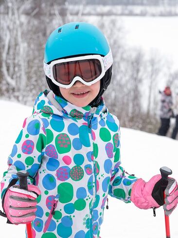 نيوكوت 2 أزواج أطفال قفازات الثلوج الشتوية قفازات التزلج الدافئة الأطفال ركوب على الجليد قفازات الثلج قفازات مقاومة للماء للأطفال في الهواء الطلق قفازات الشتاء للبنين الفتيات (الوردي الفاتح، الأرجواني، نمط أنيق) in Kuwait