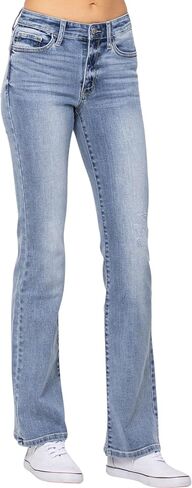 Judy Blue Women's Mid Rise Bootcut Jeans 82337 in Saudi Arabia