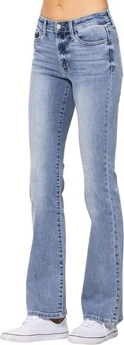 Judy Blue Women's Mid Rise Bootcut Jeans 82337 in Saudi Arabia