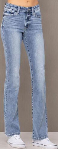 Judy Blue Women's Mid Rise Bootcut Jeans 82337 in Saudi Arabia