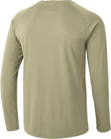 TBMPOY Men's Hiking Shirts Waterproof Dry Fit Athletic T-Shirts SPF Long Sleeve Safari Shirts Outdoor Work Swim Fishing Tops in Kuwait