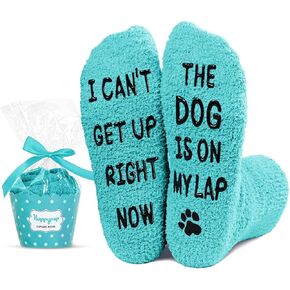HAPPYPOP Funny Dog Gifts Dog Mom Gifts for Women, Fun Dog Socks Gradma Socks Silly Socks for Women Funny