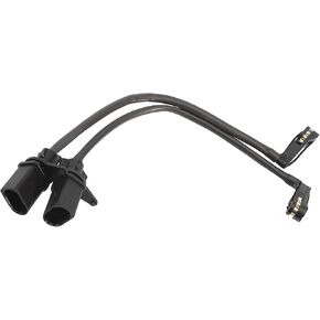 Motoforti Brake Pad Wear Sensor, for Audi A6 Quattro 2012-2014, Metal Rubber Plastic, 4G0615121 4G0698451B 4H0698451C, Black, 2pcs