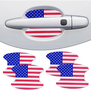 4PCS Car Door Handle Scratch Protector Thicken Car Door Handle Protector are Suitable for Most Car Door Handles Door Handle Coating from Scratches Enhance The Vehicle's Aesthetics (B)