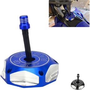 JFG RACING Dirt Bike Billet Gas Fuel Tank Cap with Vent Hose for YZ85 YZ125 YZ250 04-23/YZ250F YZ450F 04-13/YZ125X 17-23/YZ250X 16-23/WR250F 03-09 11-13/WR450F 03-09 11-15/RMZ250/RMZ450-Black