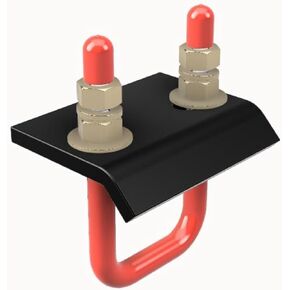Performore Hitch Tightener for 2 Inch Hitch Stabilizer- Trailer Hitch Anti Rattle Device, Includes Red Plastic U and Thread Covers in Box with 4C Label