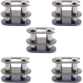 5pcs T8F Drive Chain Repair Master Connector Split Link Compatible with 43cc 47cc 49cc 2-Stroke Dirt Super Pocket Bike Motorcycle Mini ATV Quad 4 Wheeler