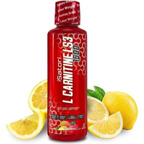 iSatori L-Carnitine LS3 1500، L-Carnitine السائل مع أسيتيل L-Carnitine، L-Carnitine L-Tartrate، خالي من المنشطات قبل التمرين، بدون سعرات حرارية، سكر، غلوتين، صديق للكيتو، نكهة العنب (32 حصة)