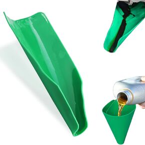 Reused Flexible Foldable Oil Funnel for Oil Change, Multi-Purpose Form a Funnels for Automotive Use, Easy to Clean Small Wide Mouth Funnel for Oil Drain, Available in Narrow Spaces