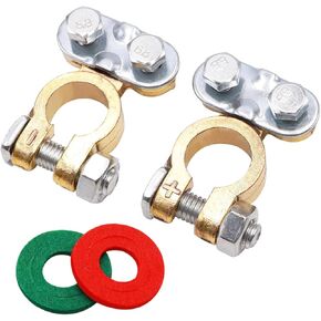 Tnisesm 1Pair البطارية الطرفية مجموعة مع غسالات مضادة للتآكل، محطات البطارية السلبية الإيجابية موصلات المشابك لقارب يخت شاحنة التخييم سيارة مركبة DT-7 in Kuwait